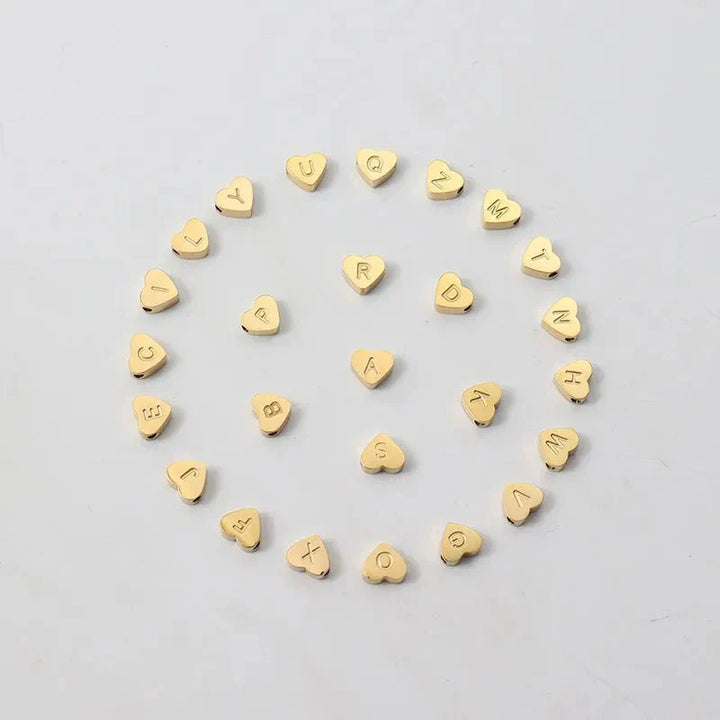 Bracelet avec corde réglable et pendentif en forme d'initiale - Arianna