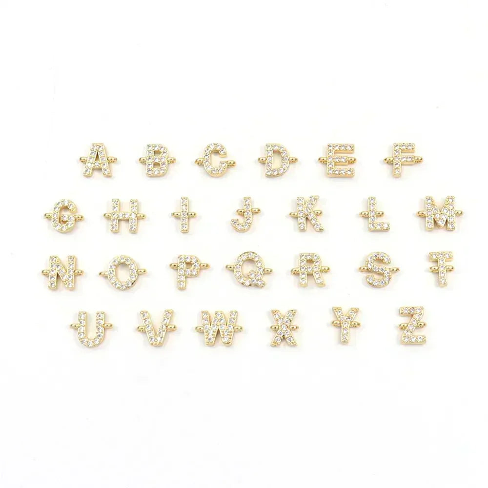 Bracelet unisexe avec corde réglable et lettre initiale - Halimah