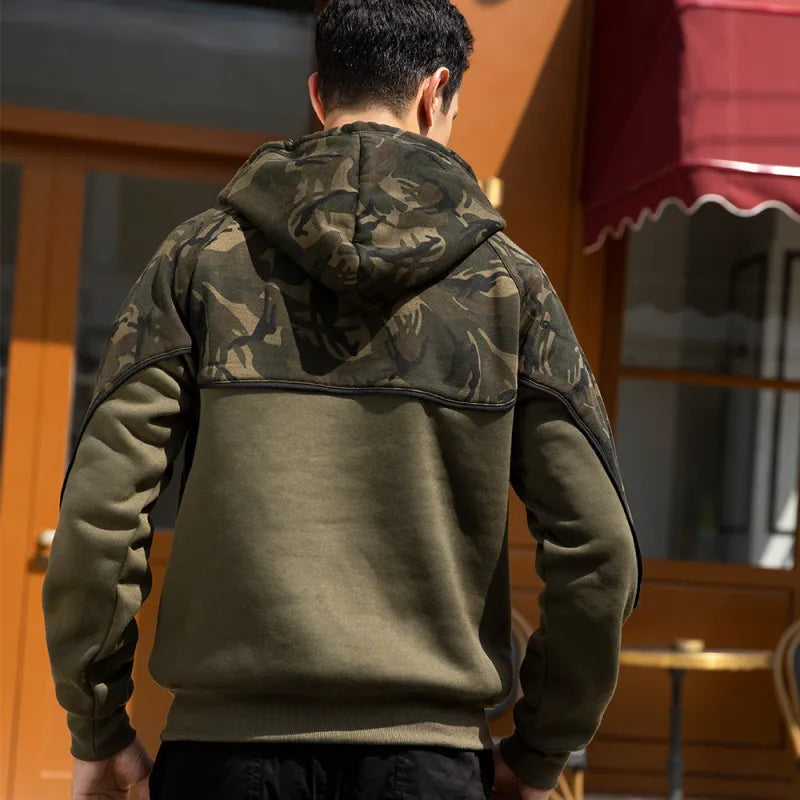 Zack - Pull Polaire Camouflage Homme à Enfiler