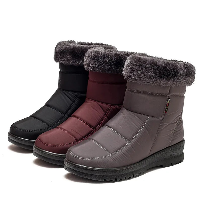 Alyna - Bottes Hivernales pour Femme Chaudes et Confortables