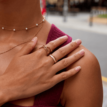 Bague à boucle infinie Brooke