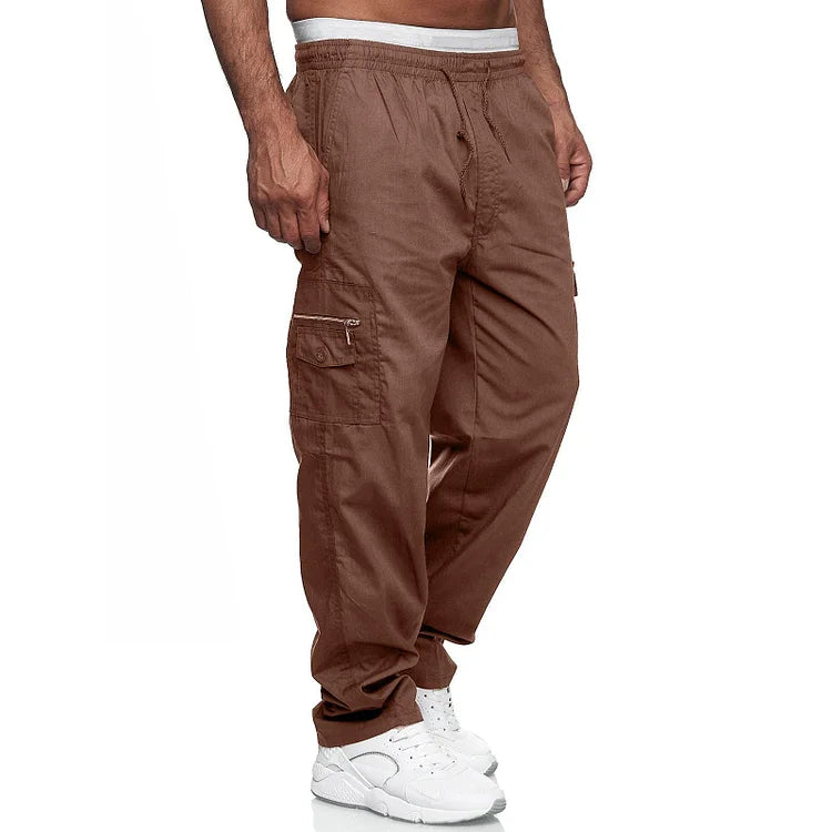 Alexander - Pantalon cargo pour homme, coupe décontractée