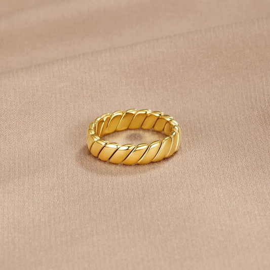 Bague infinie torsadée Calira