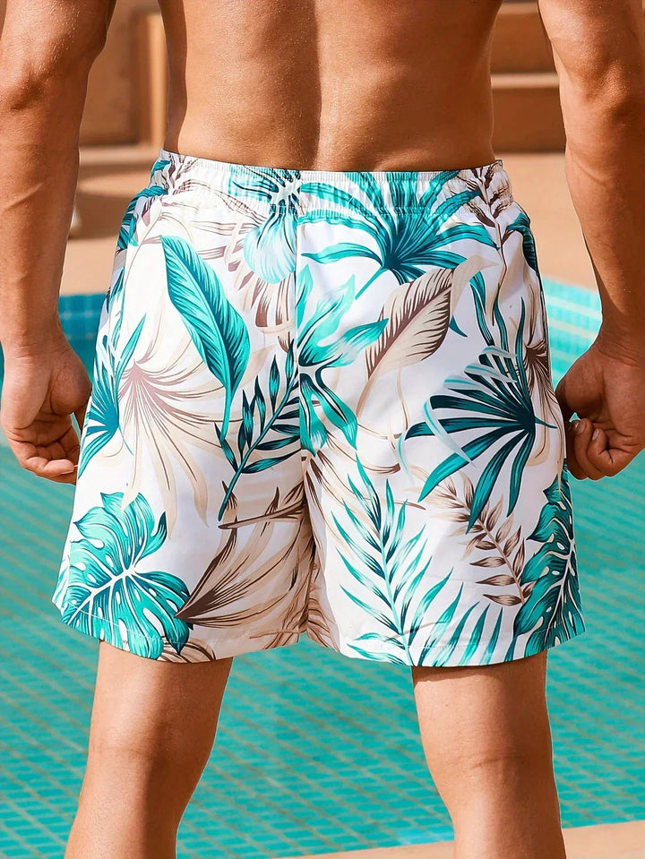 Noah - Short de bain tropical avec poches