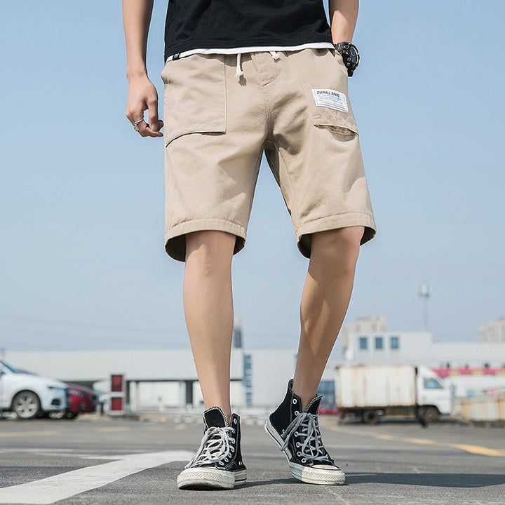 Short homme en coton avec poches utilitaires style décontracté - Bruno