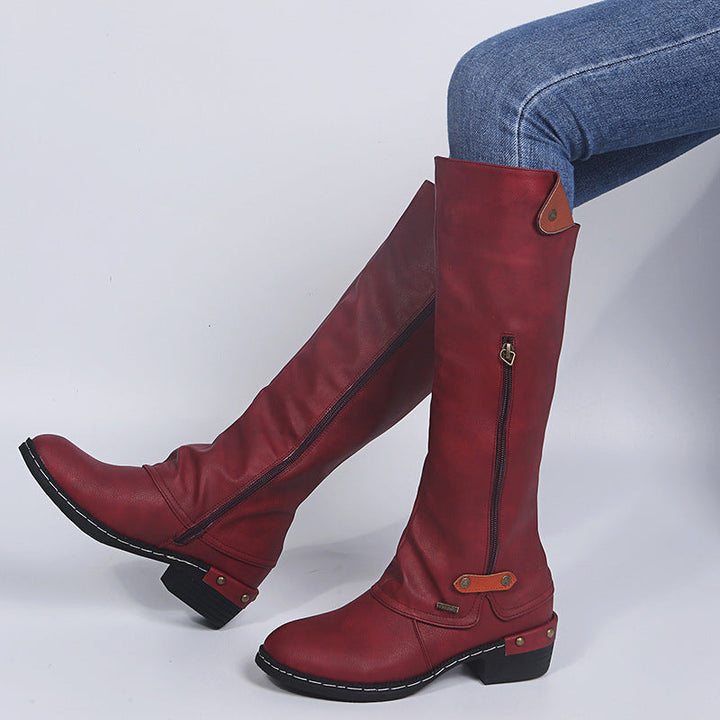 Wienlaka - Bottes Hautes à Fermeture Éclair