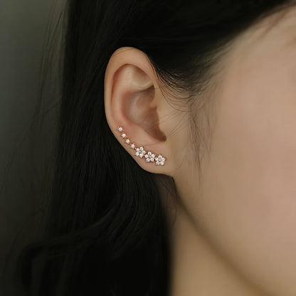 Boucles D Oreilles, Argent Or Rose Collection Édition Limitée Pour Tous Les Styles