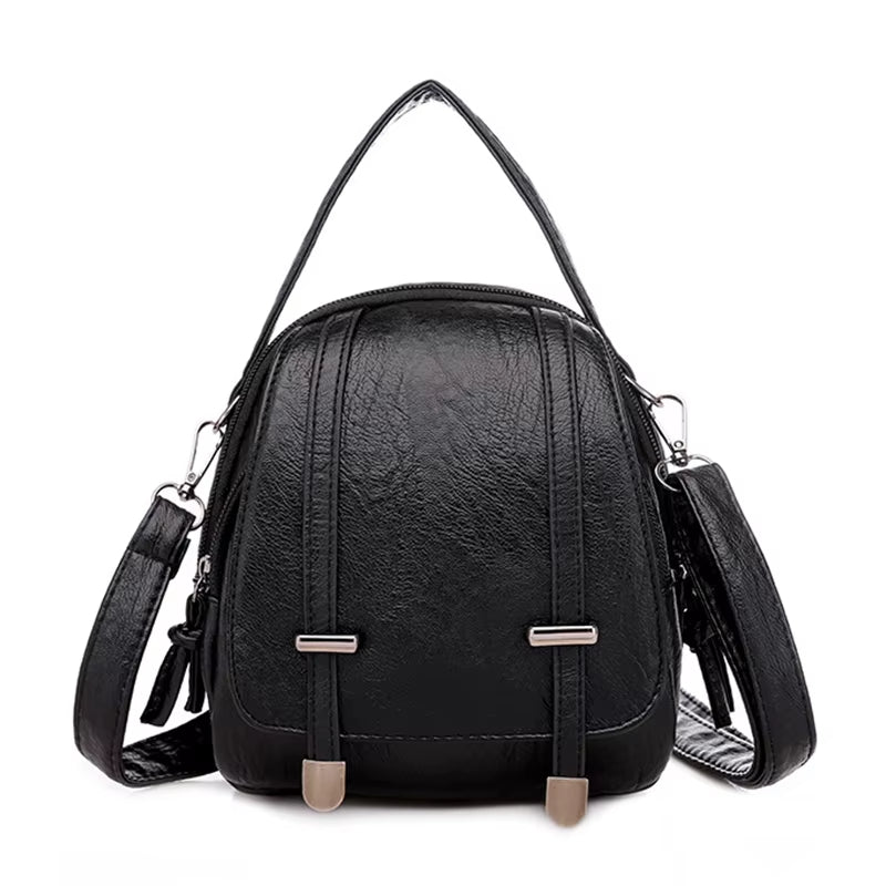Sac à bandoulière pour femme en cuir compact de style vintage - Miranda