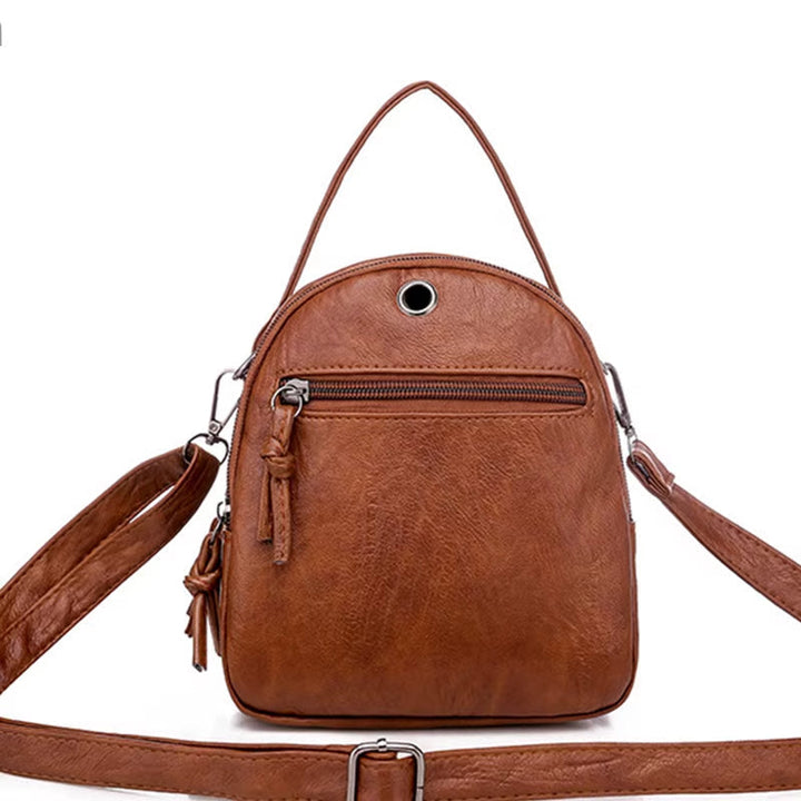 Sac à bandoulière pour femme en cuir compact de style vintage - Miranda