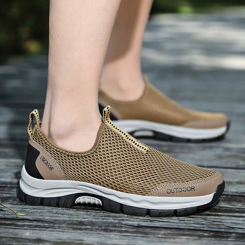 Chaussures pour hommes en maille légère et respirante avec semelles antidérapantes - Bruno