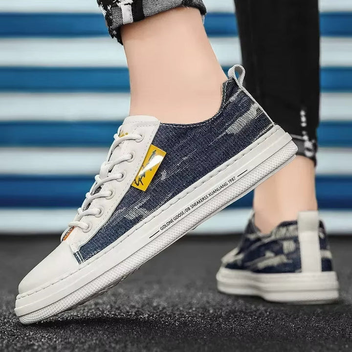 Baskets en denim résistantes pour hommes, style décontracté - Bruno