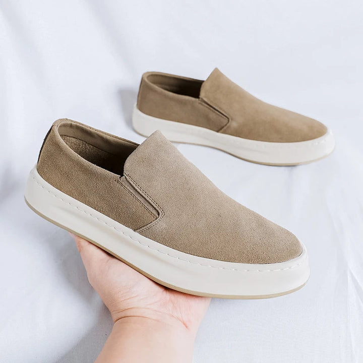 Mocassins en daim haut de gamme pour hommes, sans lacets - Rodrigo