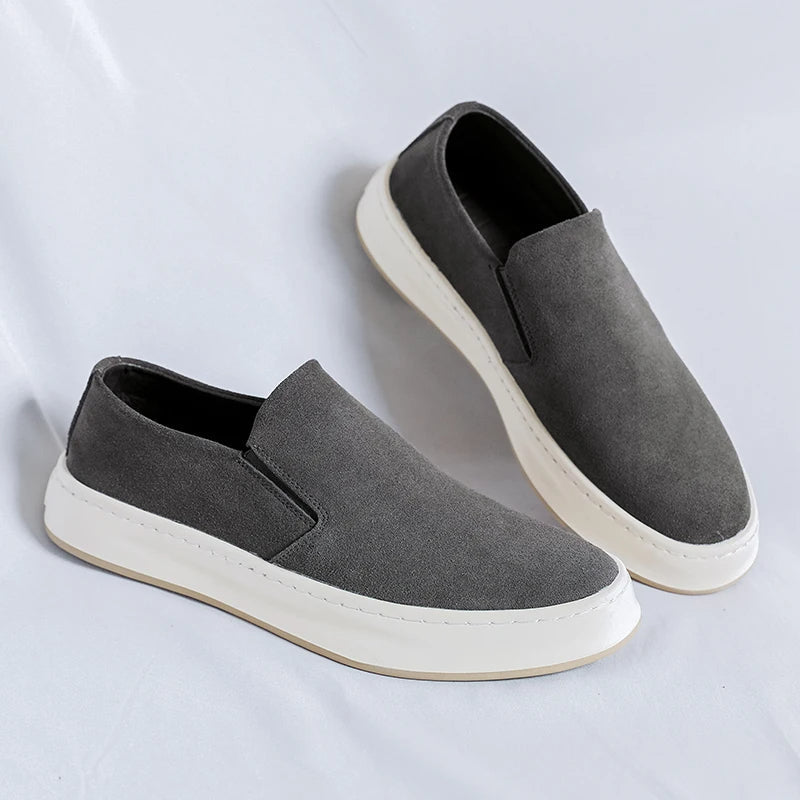 Mocassins en daim haut de gamme pour hommes, sans lacets - Rodrigo