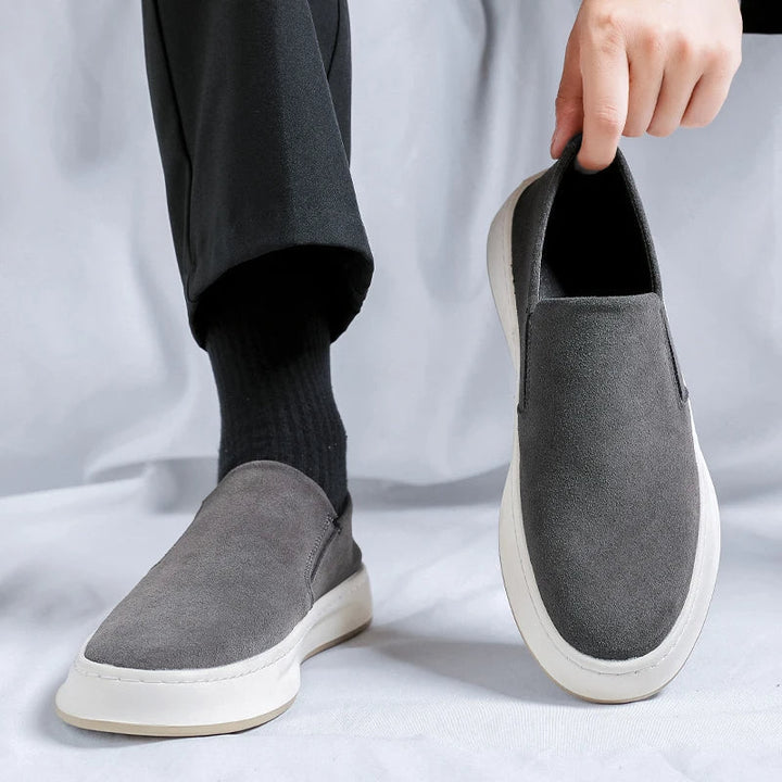 Mocassins en daim haut de gamme pour hommes, sans lacets - Rodrigo