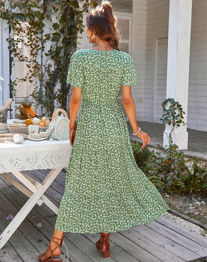 Robe à fleurs vintage Rous