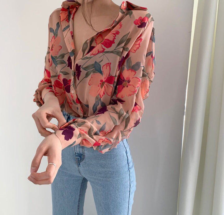 LANA - Blouse à motif floral