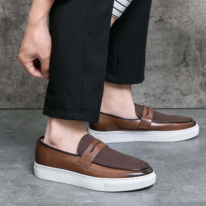 Mocassins décontractés en cuir marron pour hommes - Camden