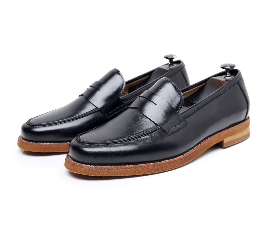 Mocassins en cuir véritable de style classique pour hommes - Whitmore