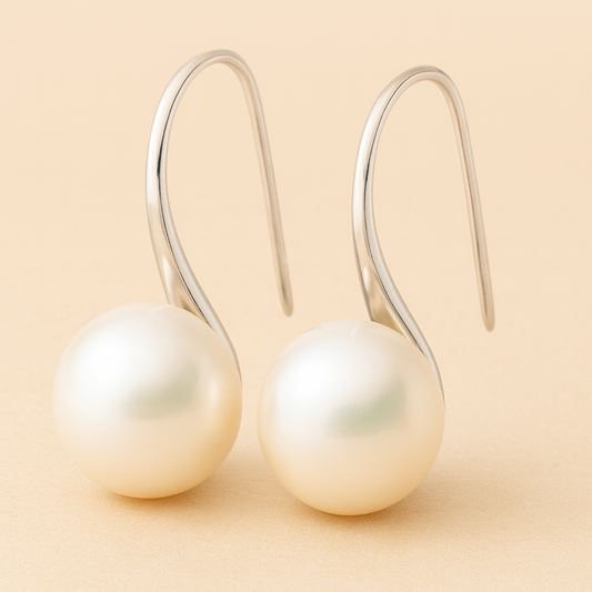 Boucles D Oreilles Elegante Tropfen Perle Édition Limitée Exclusive