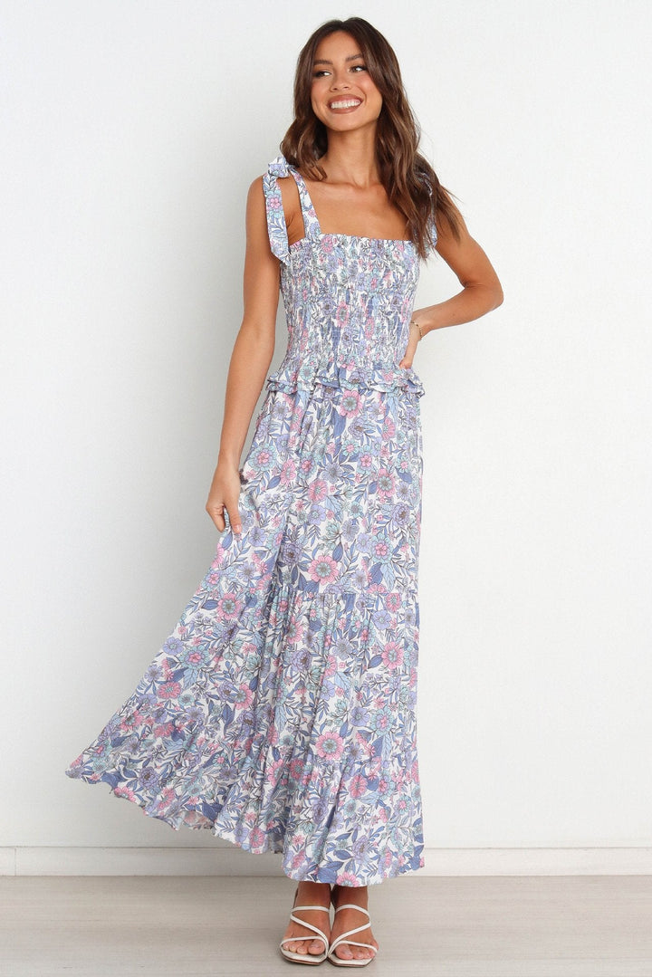 Shaleen Robe maxi imprimée