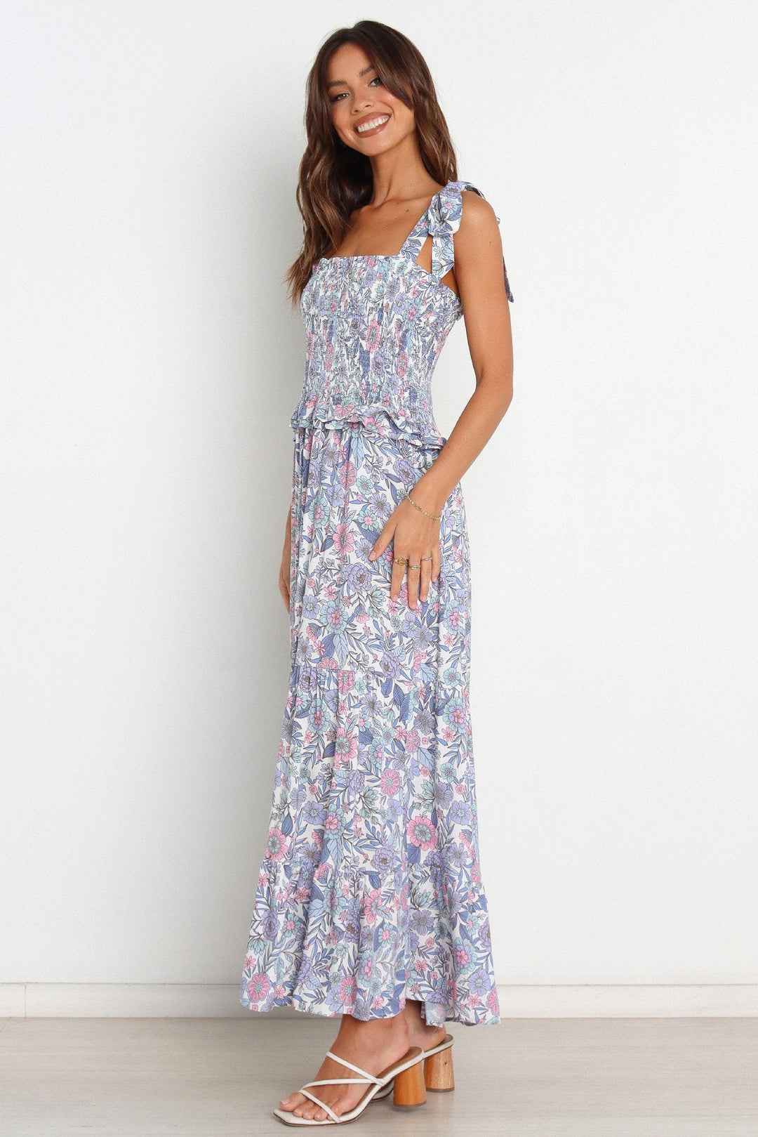 Shaleen Robe maxi imprimée