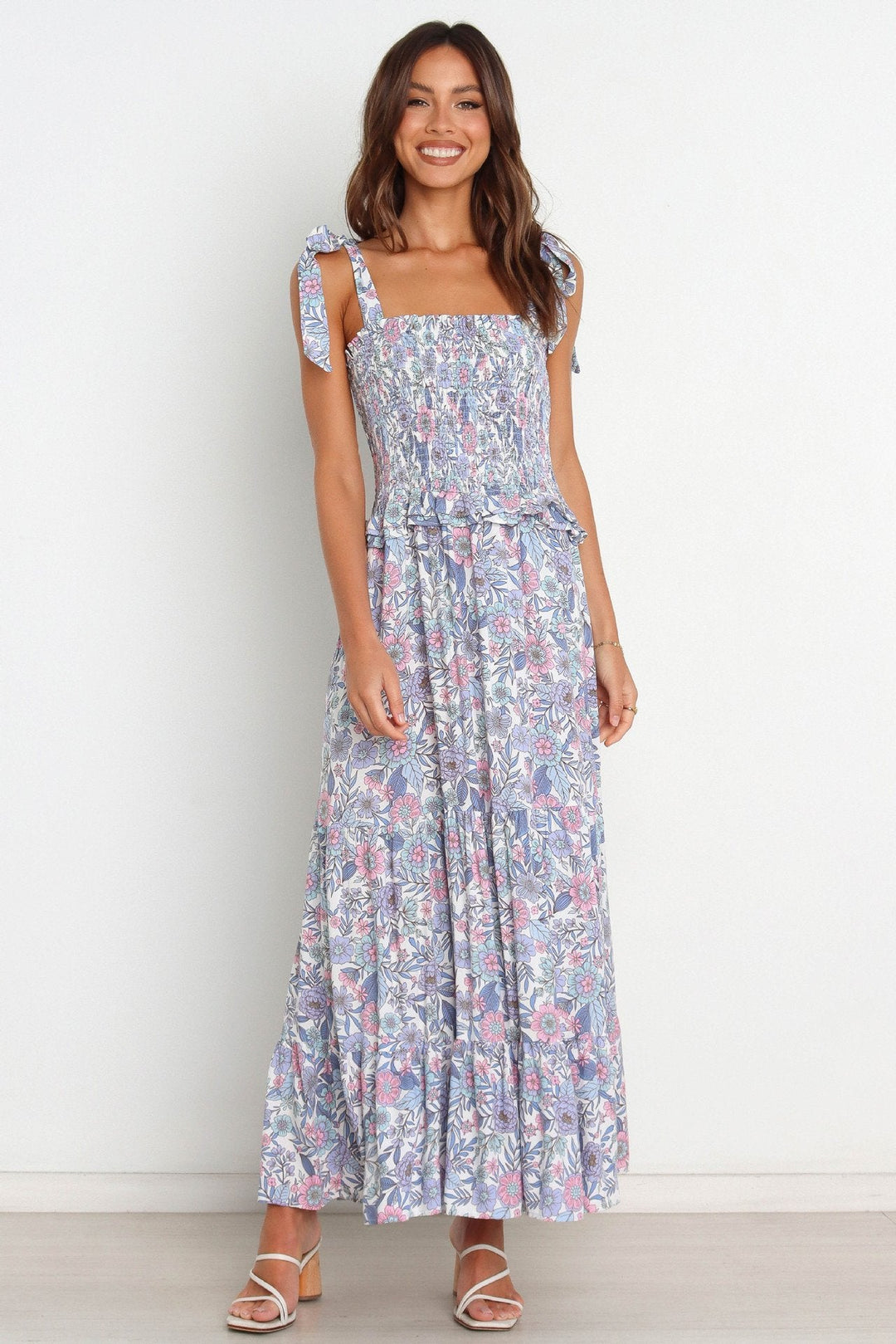 Shaleen Robe maxi imprimée