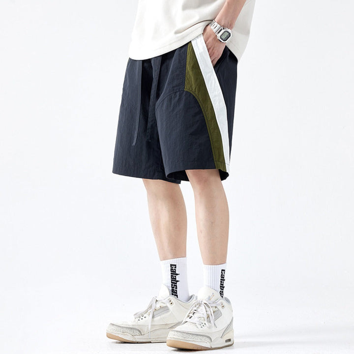 Short homme avec empiècements contrastés style sport - Damien