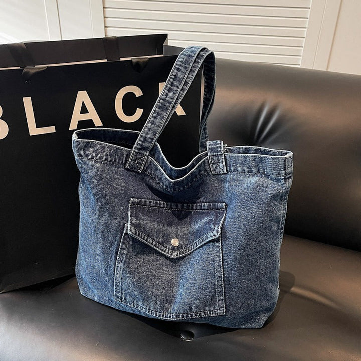 Sac fourre-tout en denim pour femmes dans un style décontracté - Marta