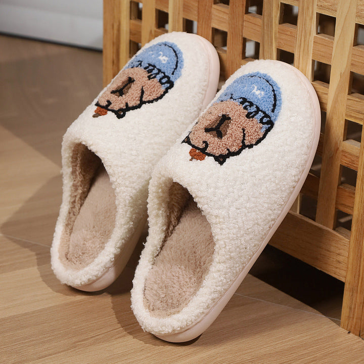 Chaussons Mignons Capybara en Coton