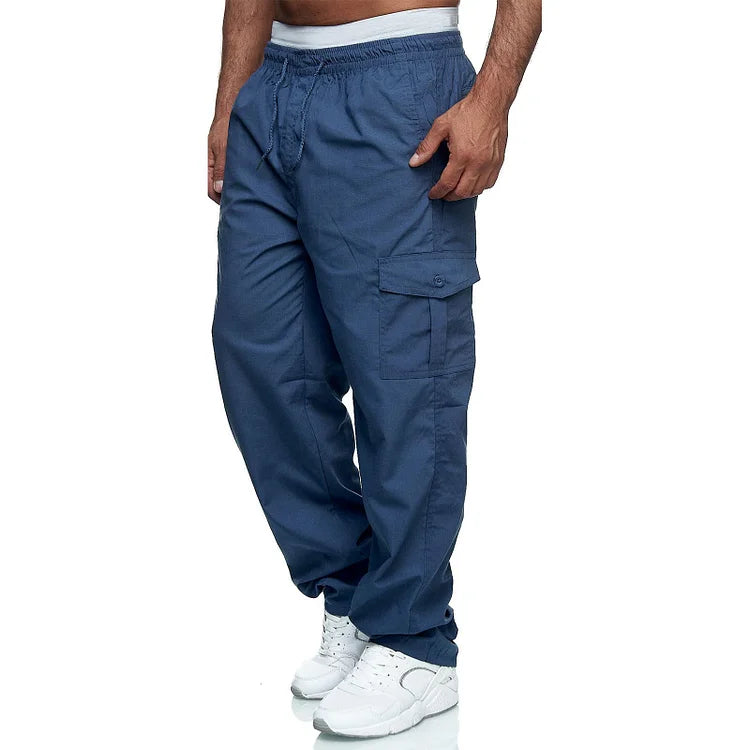 Alexander - Pantalon cargo pour homme, coupe décontractée