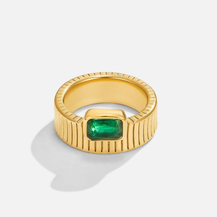 Bague Giana en or et émeraude