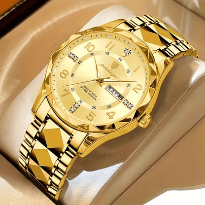 Montre Analogique Classique Avec Bracelet En Métal Élégant Cadran Simple Et Design Intemporel