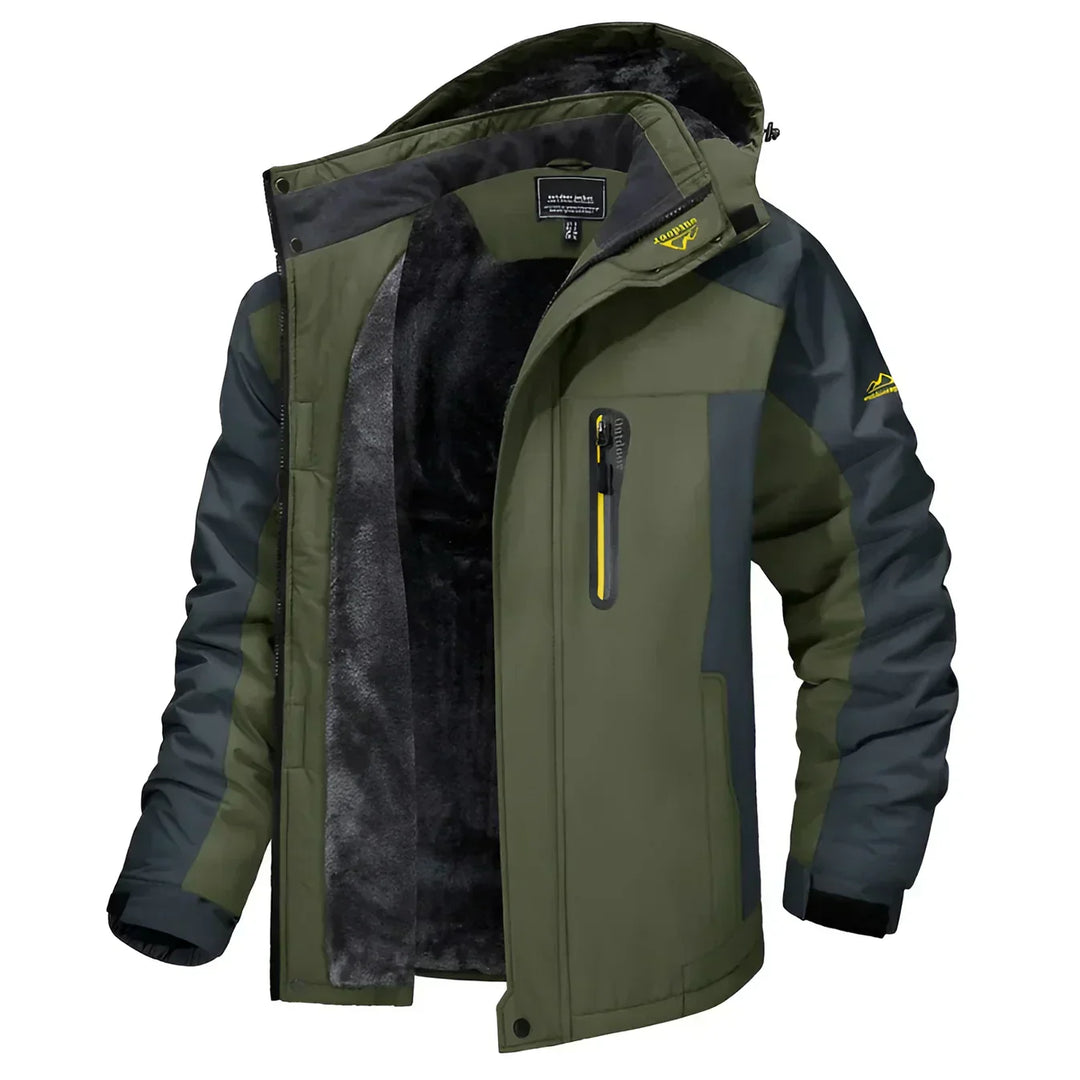 Veste homme doublée imperméable avec capuche - Cavalieri