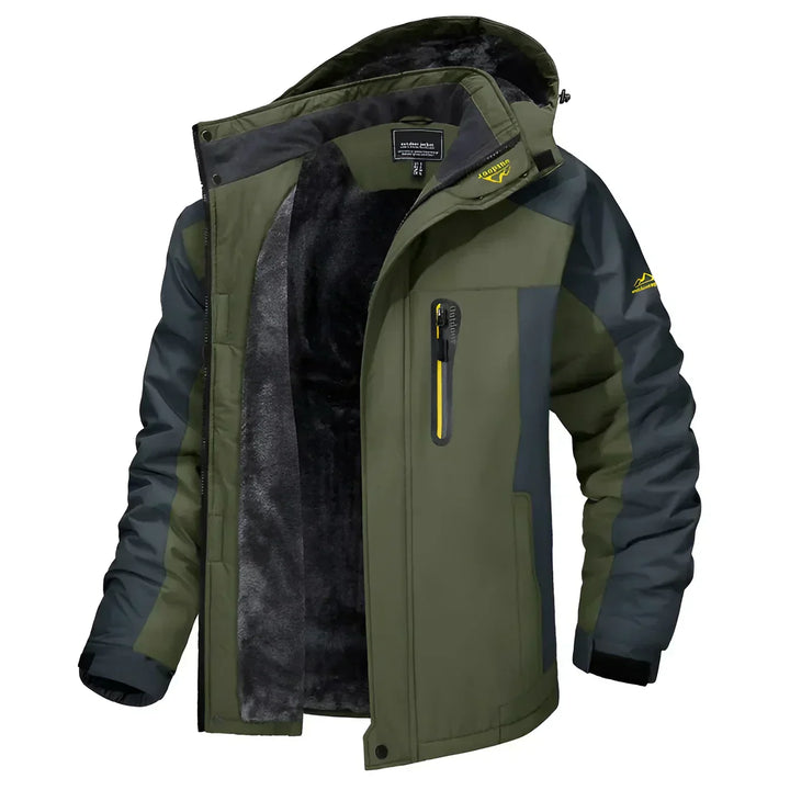 Veste homme doublée imperméable avec capuche - Cavalieri