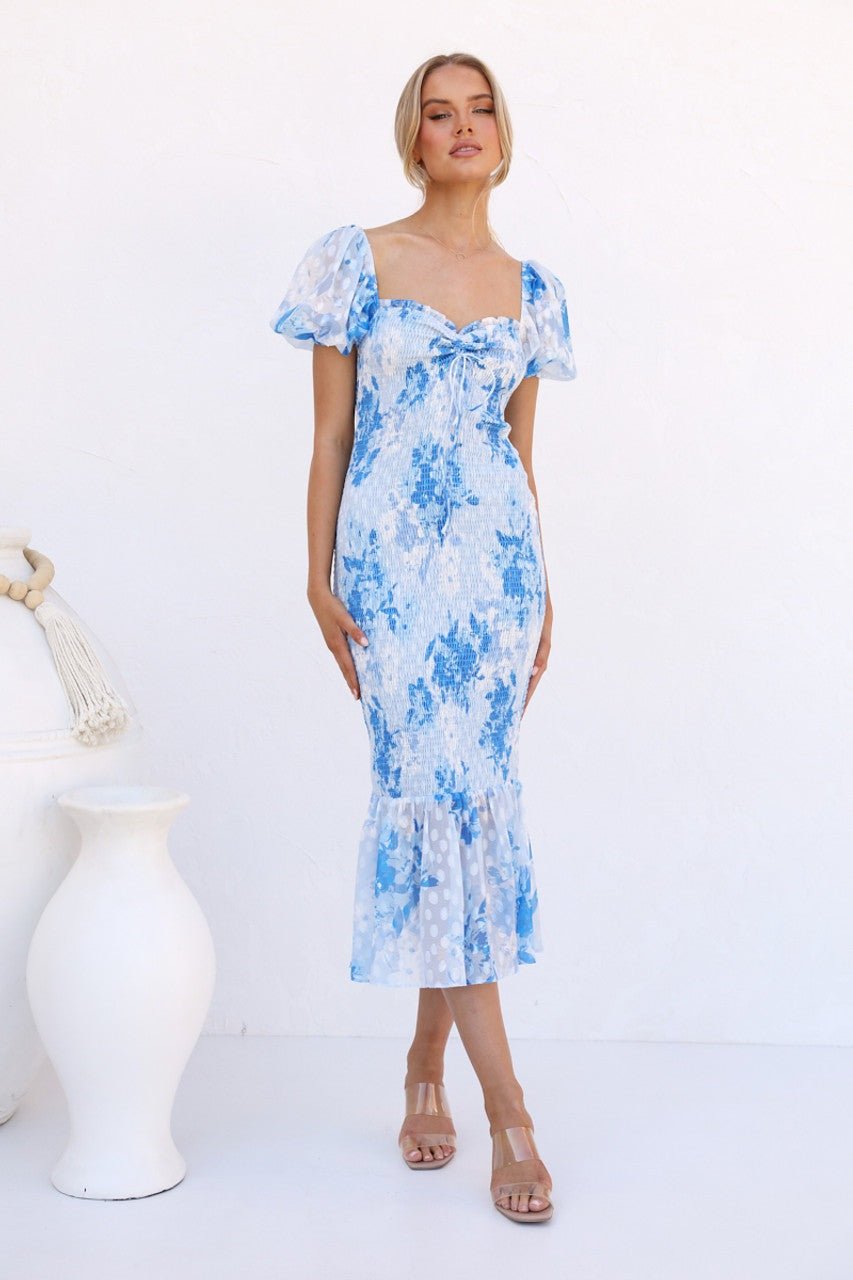 Raina Midi Robe de saison