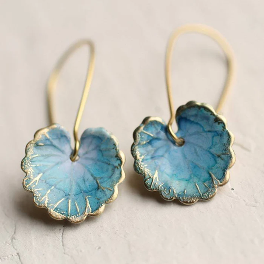 Boucles Doreilles Collection Blaue Blatt Édition Limitée Exclusivité Boutique