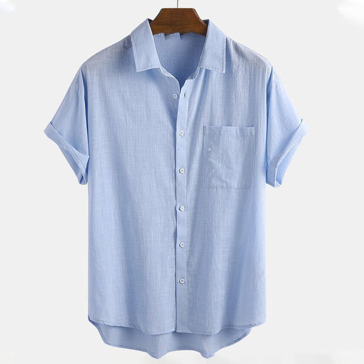 Chemise élégante à manches courtes pour hommes