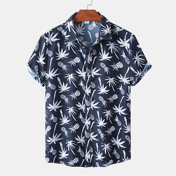 Chemise unique à manches courtes avec impression