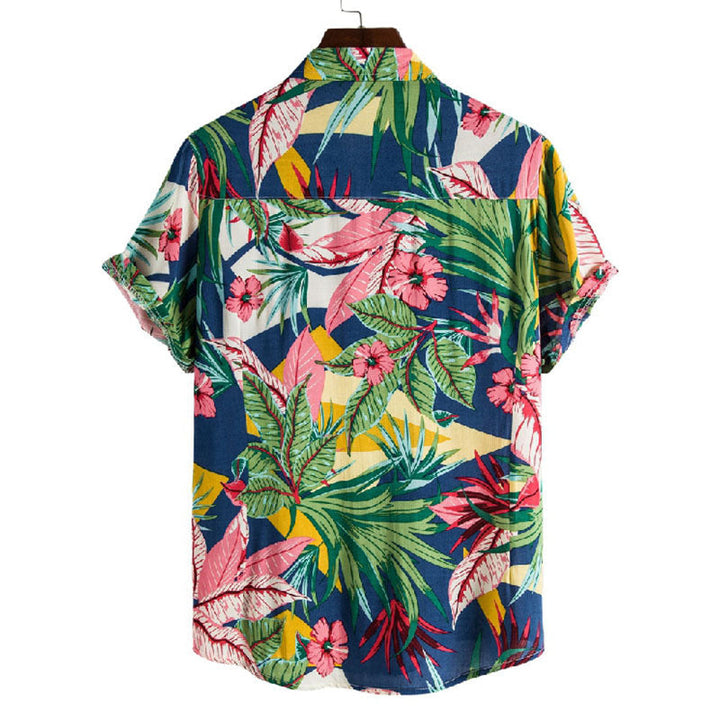 Chemise de vacances exotique pour hommes avec impression