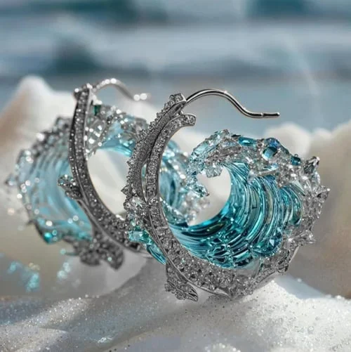Boucles Doreilles Esprit Océan Edition Limite