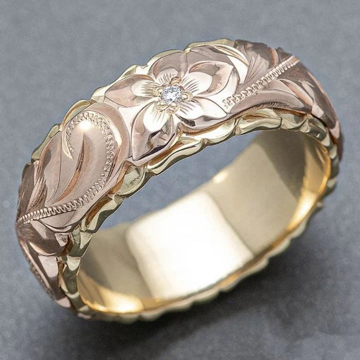 Bague en Or Vintage Rose Blume