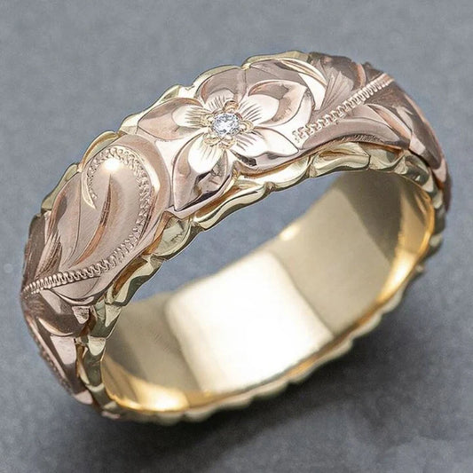 Bague en Or Vintage Rose Blume