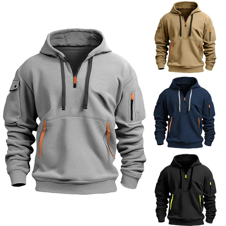 Sweat homme avec capuche et poches - Cesar