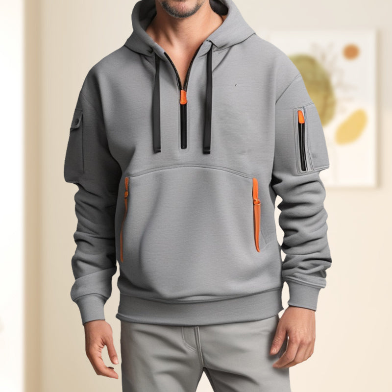 Sweat homme avec capuche et poches - Cesar