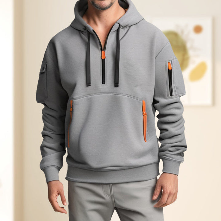 Sweat homme avec capuche et poches - Cesar