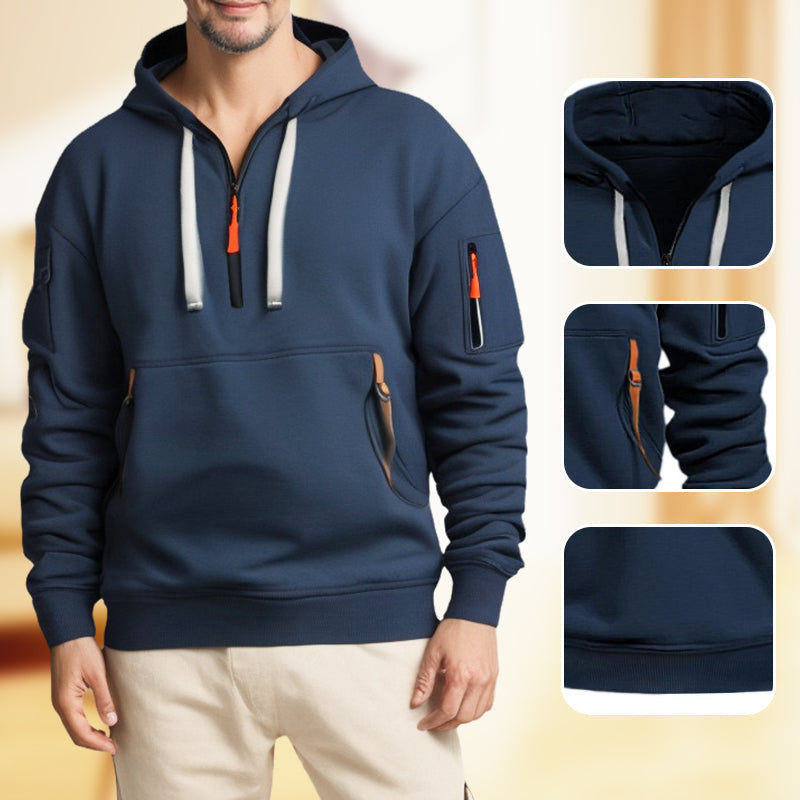 Sweat homme avec capuche et poches - Cesar
