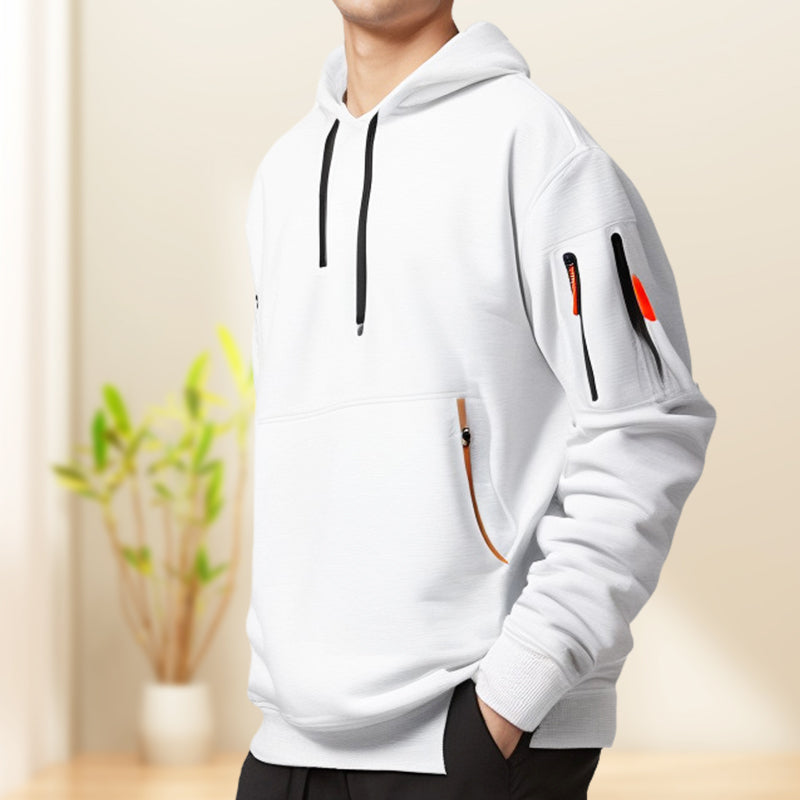Sweat homme avec capuche et poches - Cesar
