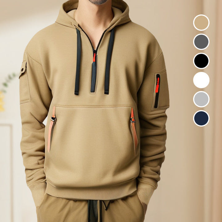 Sweat homme avec capuche et poches - Cesar