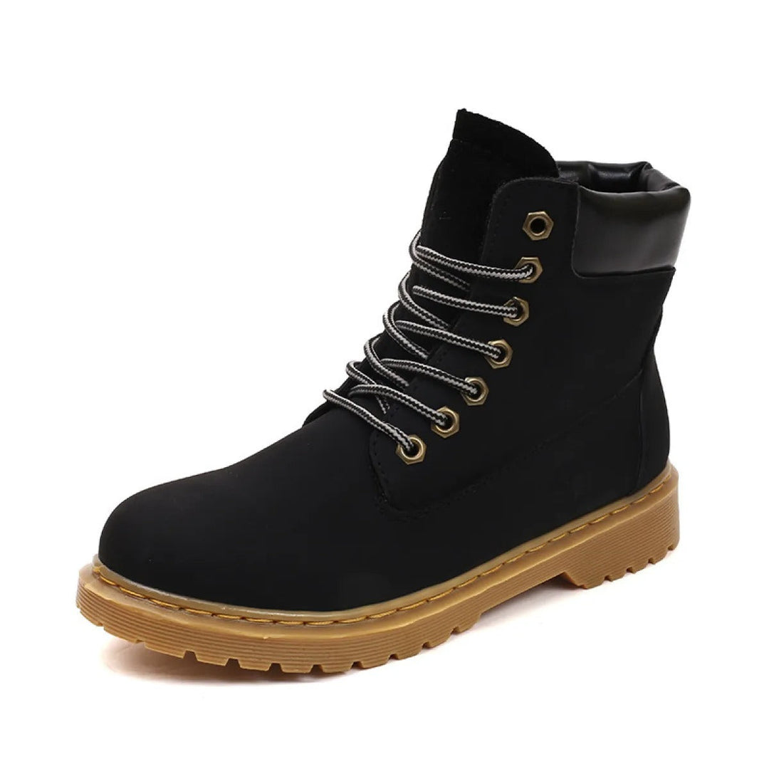 Bottes en daim à semelle épaisse pour femmes - Alisse