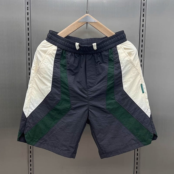 Shorts hommes design sportif contrasté - Diego